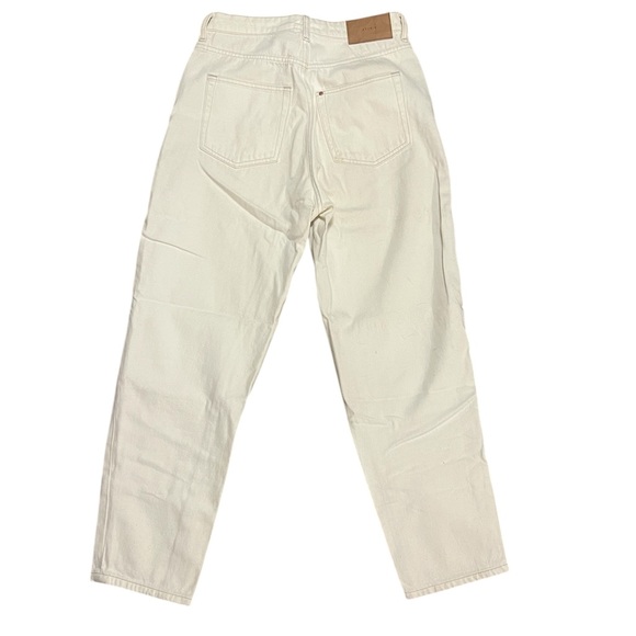 High waist cream/white loose mom jeans - Picture 2 of 5